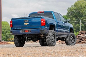 GMC Sierra 1500 Suspension Lift Kit - Front + Rear - Rough Country - 7 Inch Lift Kit | Cast Steel | Vertex - '14-'18